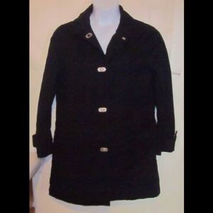 George Cotton Trench coat jacket size M Classic